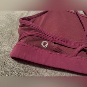 Lululemon Maroon Sports Bra